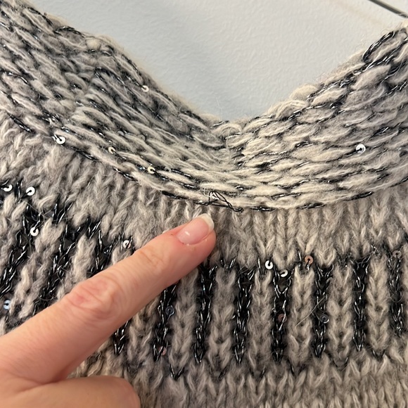 Free People sweater dress / gray / medium - Picture 7 of 12